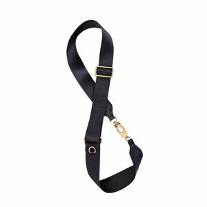 louis vuitton multi pochette adjustable strap black gold hardware accessory